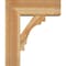 Ekena Millwork Merced Block Rough Sawn Bracket w/ Offset Brace, Western Red Cedar, 8"W x 22"D x 26"H BKT0806X22X26MRC05RWR - alternate 4